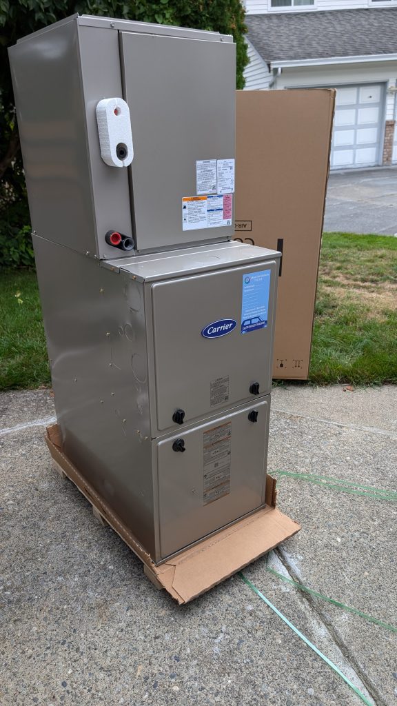 New furnace repair & upgrade HVAC install with BC Provincial and Federal Canada government rebates by Alliance Total Solutions. Chinese and English-speaking HVAC contractors and Plumbers in Coquitlam. 联盟全方位解决方案公司进行的新炉修和升级暖通空调安装，符合不列颠哥伦比亚省和加拿大联邦政府的返利政策。提供中文和英文服务的高贵林暖通空调承包商和水管工